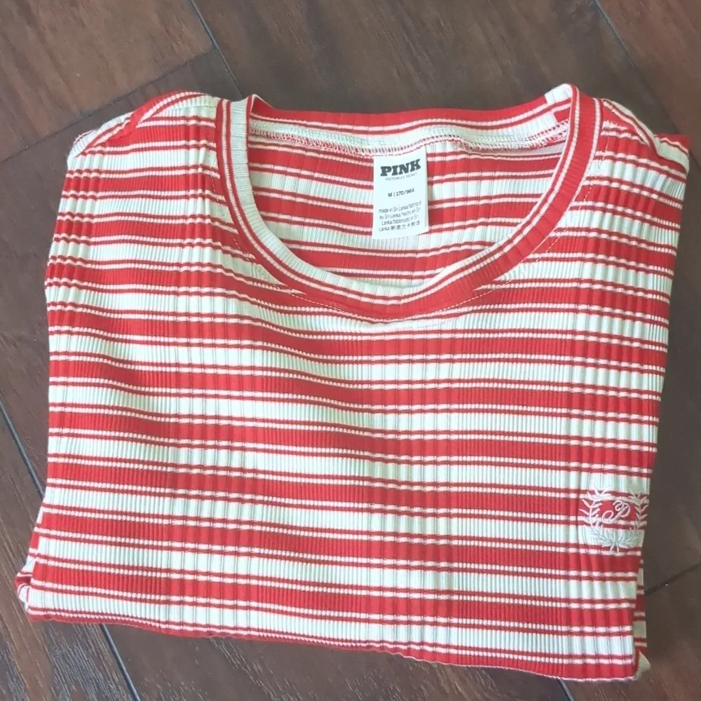 Nwt Victoria Secret Multi Rib Tee - Picture 4 of 5